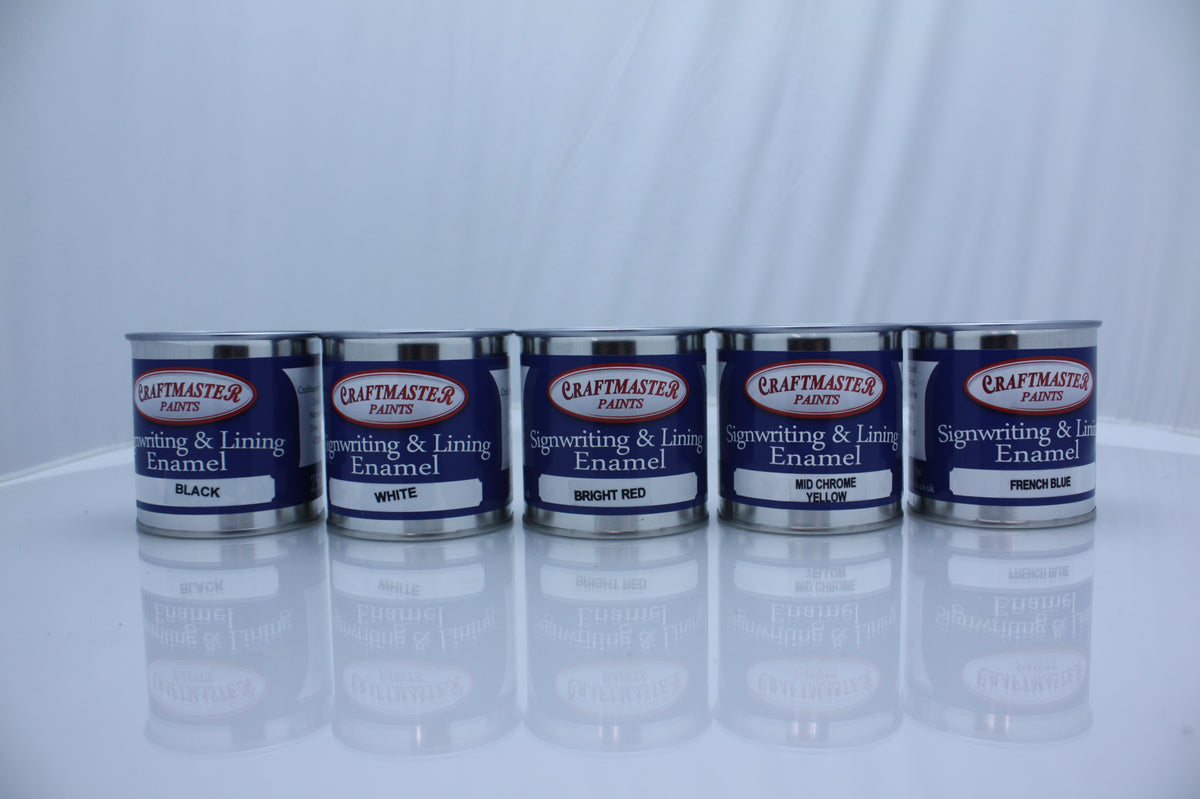 Signwriting Enamel Basic Set (250ml) – Craftmaster Paints Online Shop