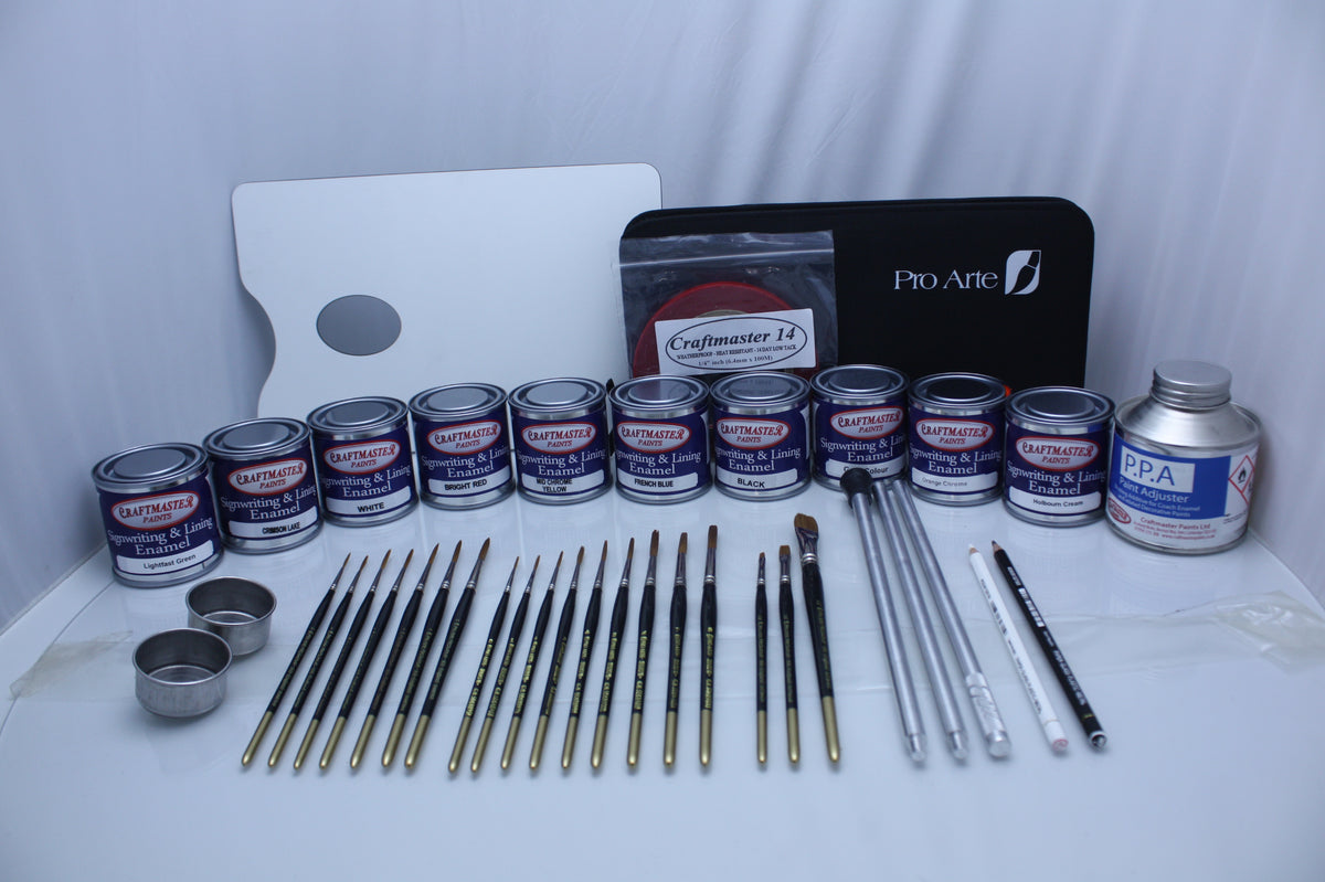 Deluxe Signwriting Starter Set – Craftmaster Paints Online Shop